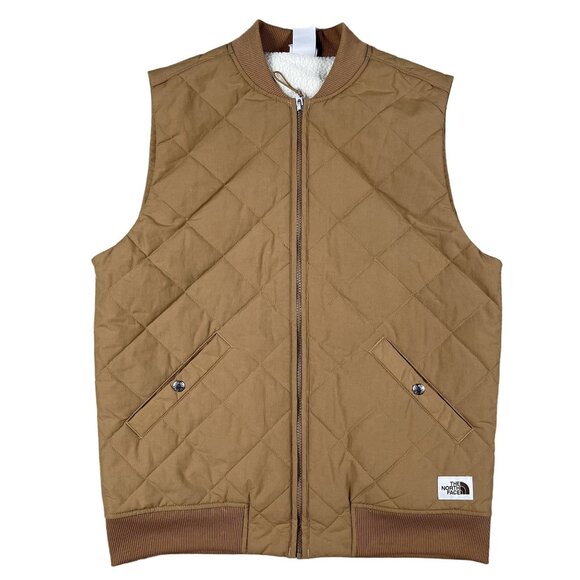 The North Face Other - The North Face Mens Cuchillo Brown Sherpa Lined Outerwear Vest Size Small